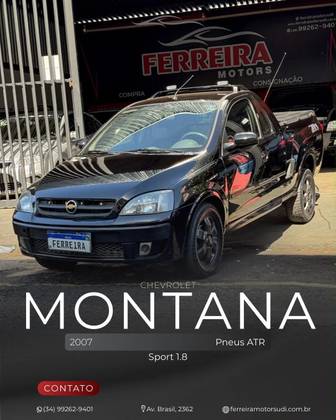 CHEVROLET MONTANA 1.8 MPFI SPORT CS 8V FLEX 2P MANUAL CHEVROLET MONTANA 1.8 MPFI SPORT CS 8V FLEX 2P MANUAL